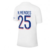Paris Saint-Germain Nuno Mendes #25 Tredjedrakt 2022-23 Kortermet